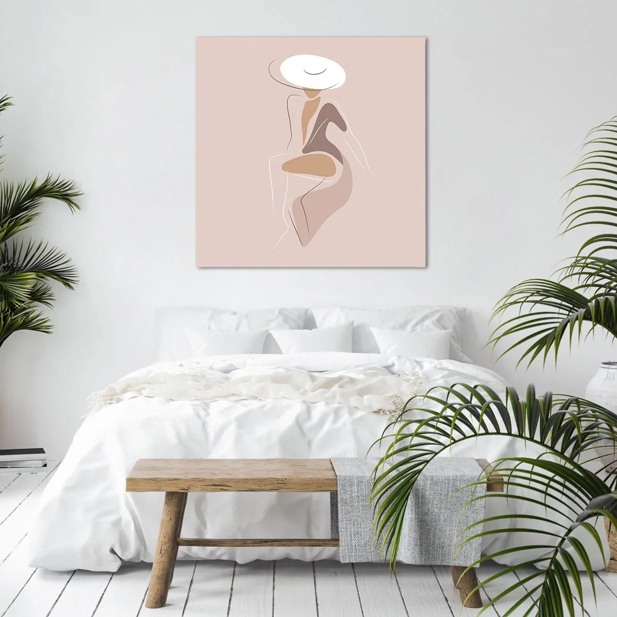 Obraz na plátne - Ako vyzerá pravá dáma? - 70x70 cm