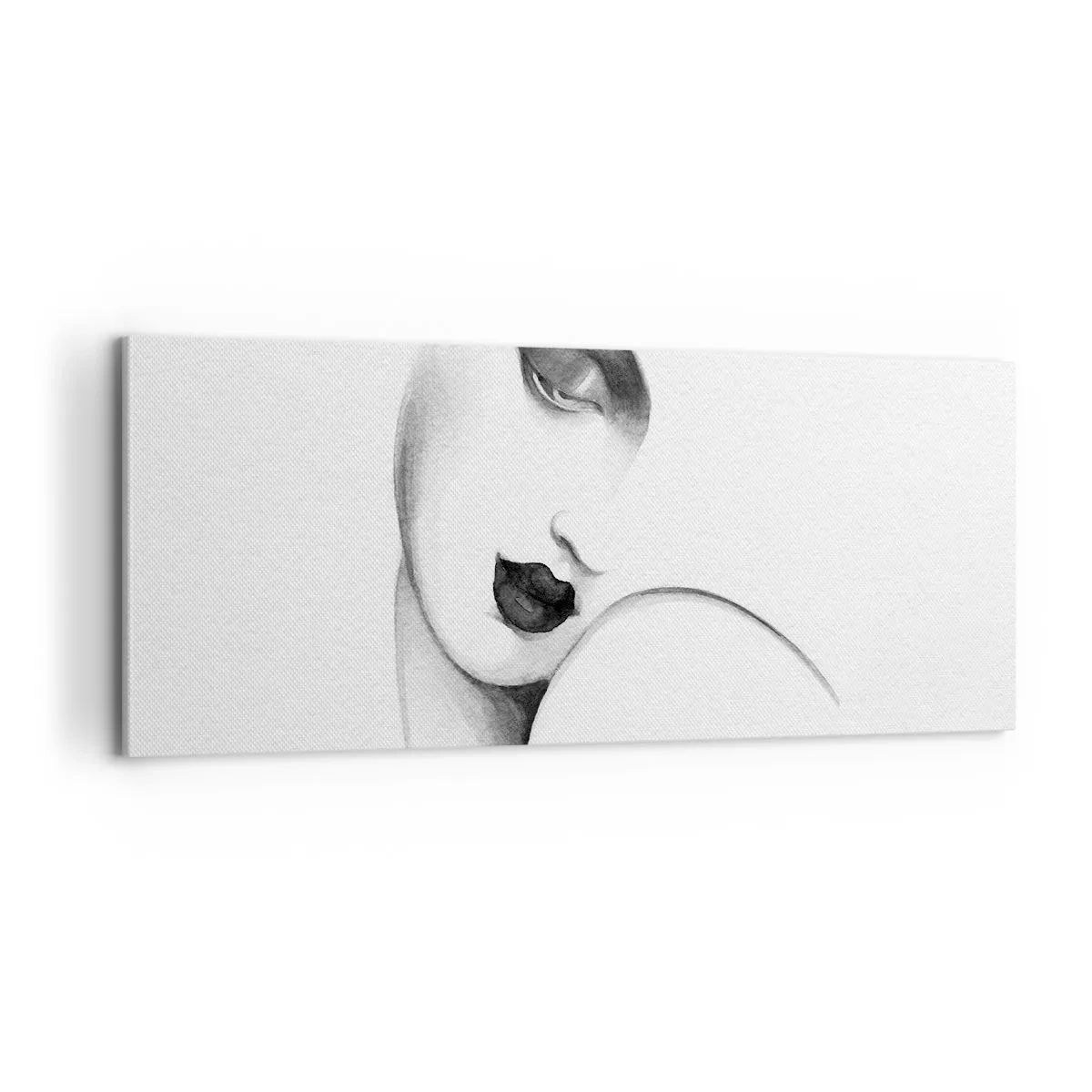 Obraz na plátne - V štýle Lempickej - 100x40 cm