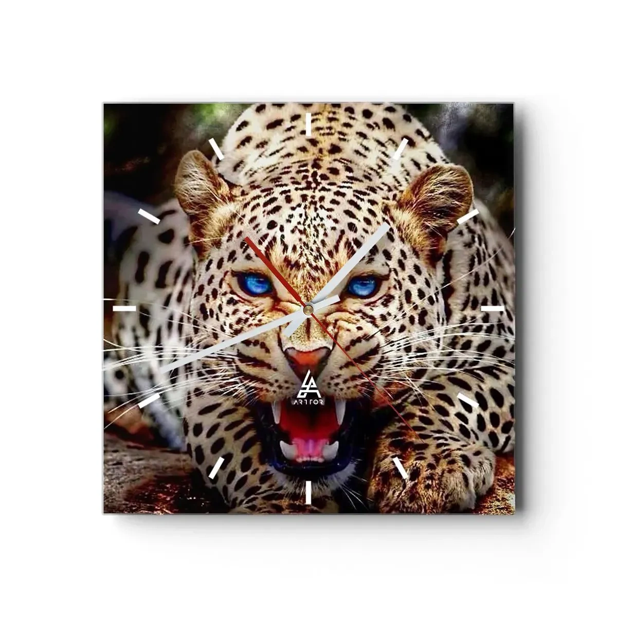 Nástenné hodiny - Zlosť kráse neškodí - 40x40 cm