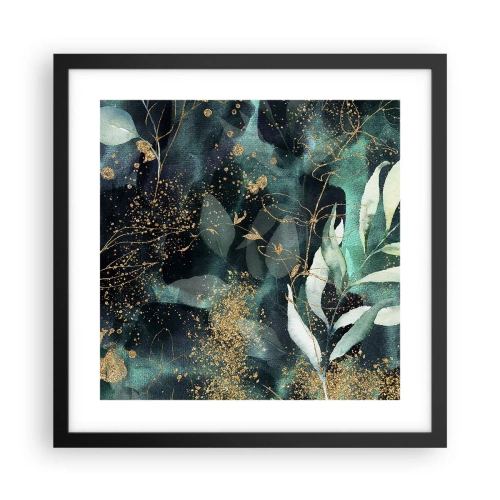 Plagát v čiernom ráme - Kúzelná záhrada - 40x40 cm