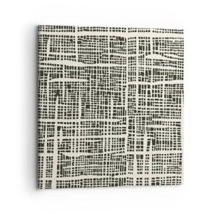 Obraz na plátne - Tkaná kompozícia - 70x70 cm