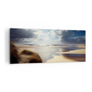 Obraz na plátne - Pláž, divoká pláž - 120x50 cm