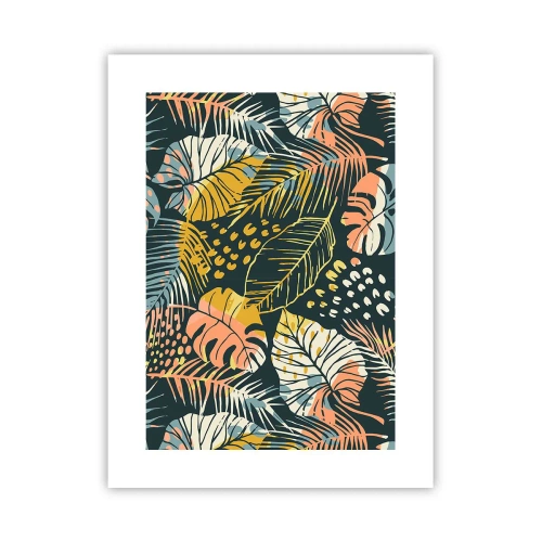 Plagát - Listová fantázia - 30x40 cm
