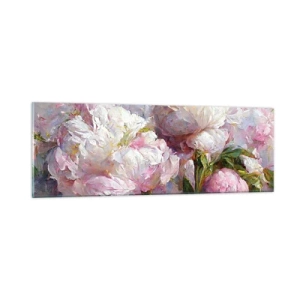 Obraz na skle - Kytica prekypujúca životom - 90x30 cm