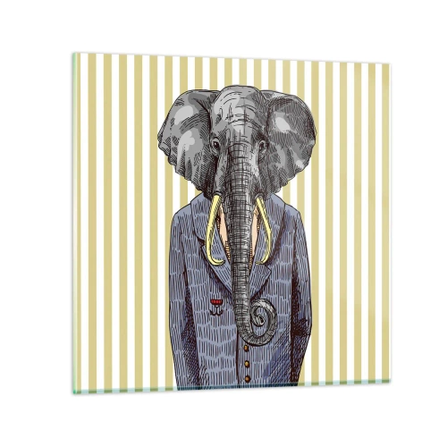 Obraz na skle - Elegantný od prírody - 50x50 cm