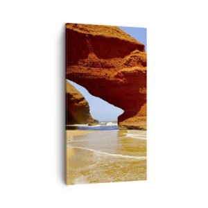 Obraz na plátne - Voda a vietor po tisíce rokov - 45x80 cm