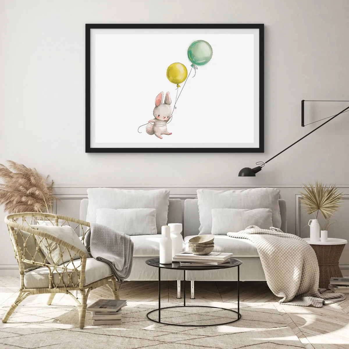 Plagát v čiernom ráme - Poletím aj ja! - 91x61 cm