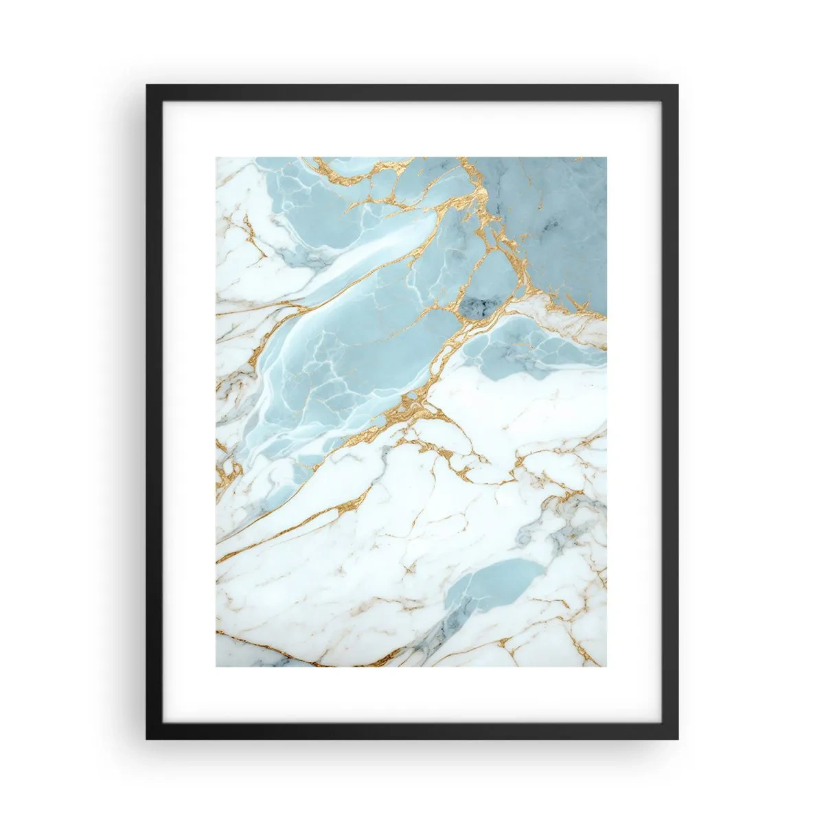 Plagát v čiernom ráme - Bohatstvo kameňa - 40x50 cm