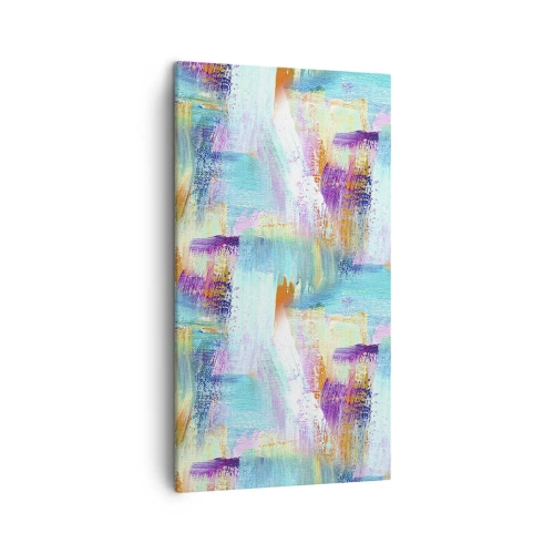 Obraz na plátne - Veselé striedavé cákance - 45x80 cm