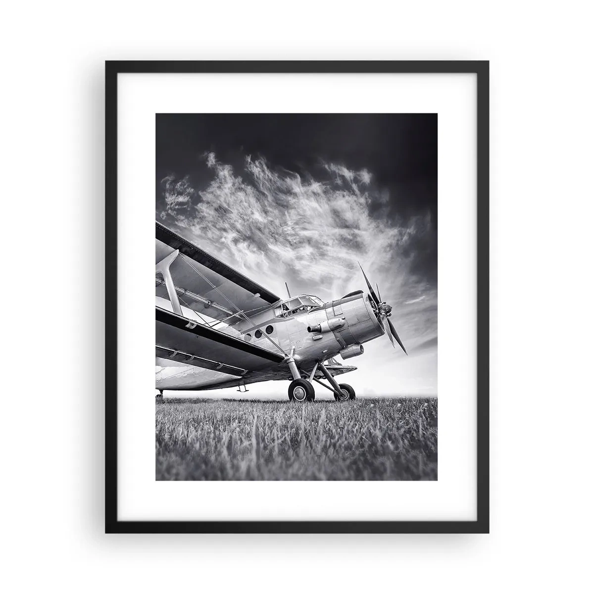 Plagát v čiernom ráme - Okrídlený pútnik - 40x50 cm