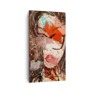 Obraz na plátne - Aká si skutočne nikto nevie - 45x80 cm