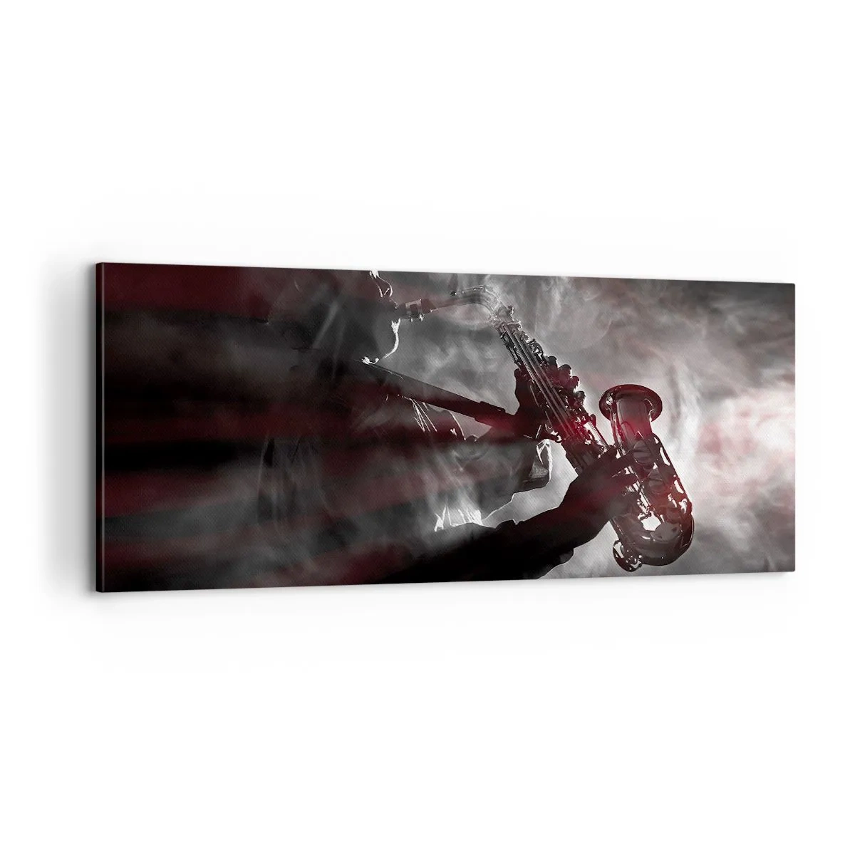 Obraz na plátne - V oparoch jazzu - 100x40 cm