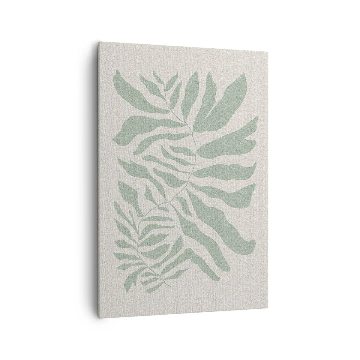 Obraz na plátne - Smaragdová vetva - 70x100 cm