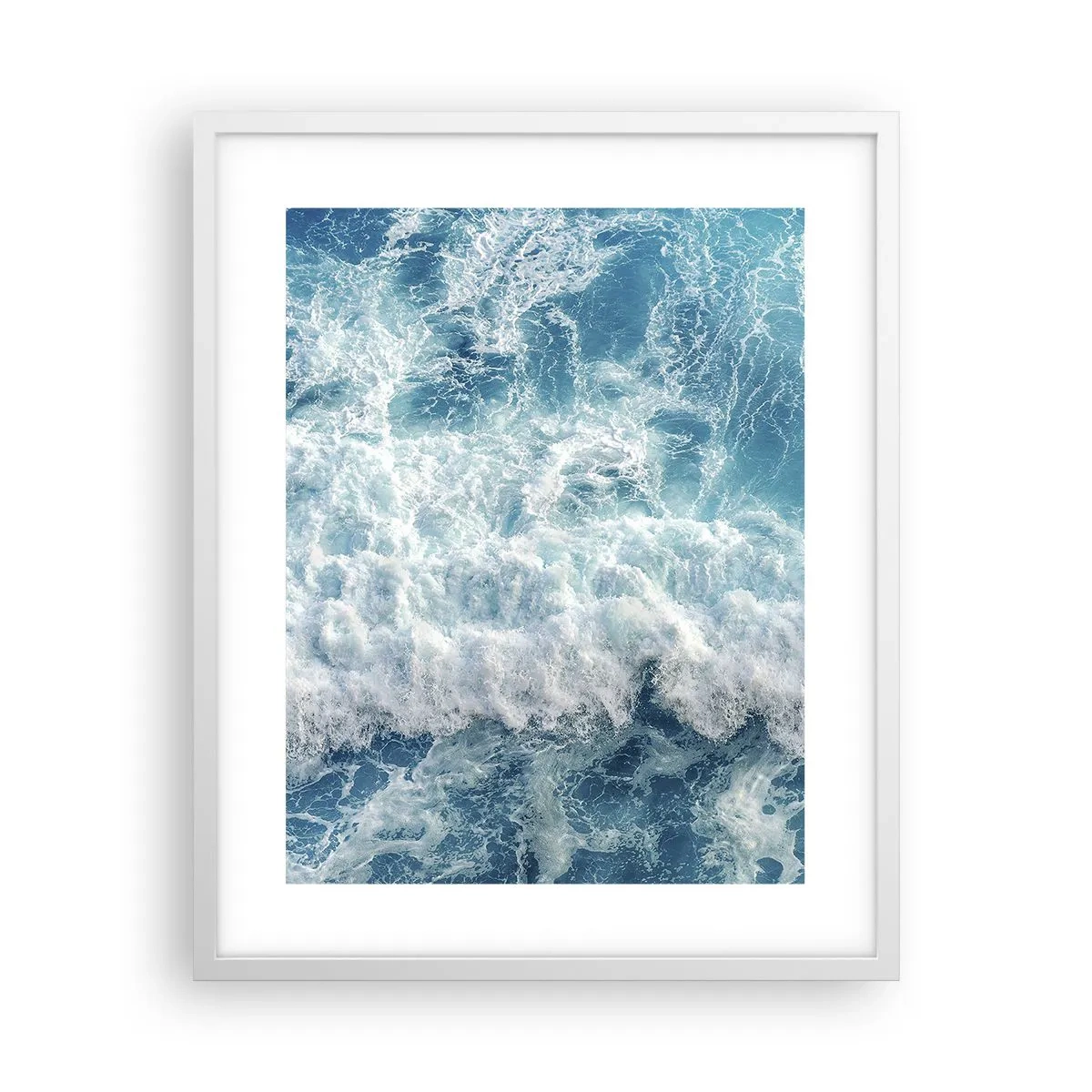 Plagát v bielom ráme - Radostne a skákavo - 40x50 cm