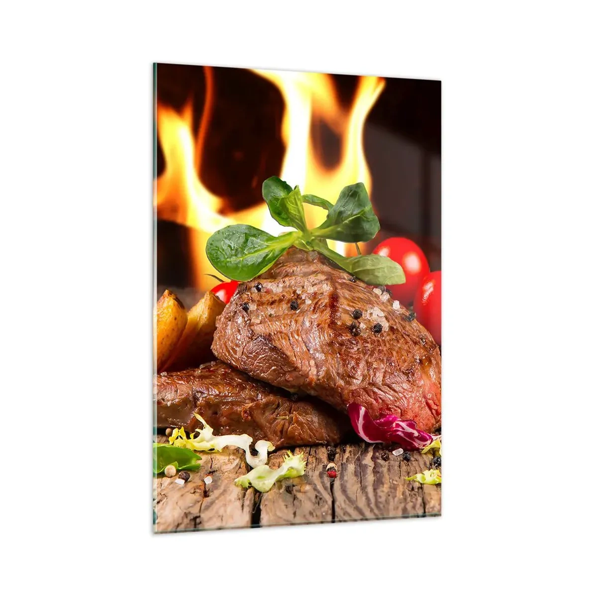 Obraz na skle - Vykúzlené žiarou - 80x120 cm