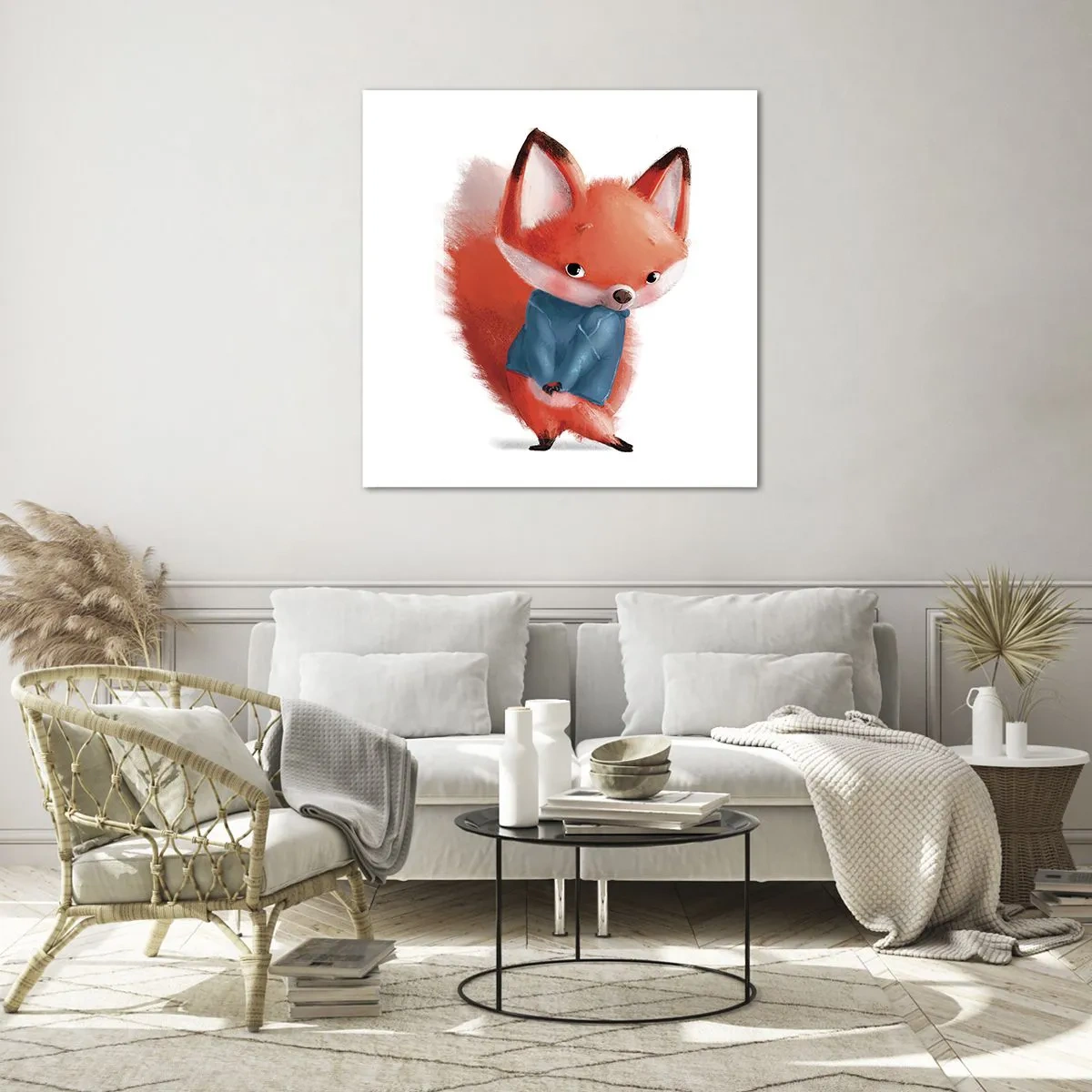 Obraz na skle - Pristane mi to? - 70x70 cm