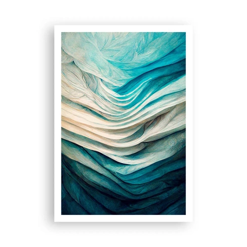 Plagát - Modrá neukojiteľnosť - 70x100 cm