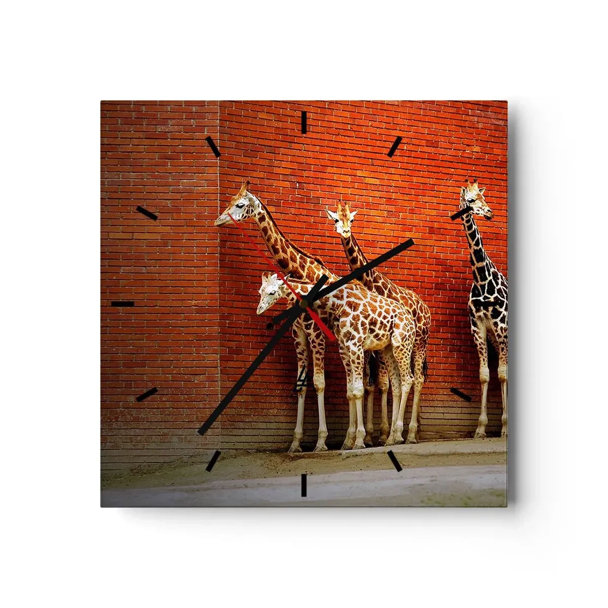 Nástenné hodiny - Vidíte nejaký agát? - 40x40 cm