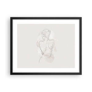 Plagát v čiernom ráme - Ako citlivý nástroj - 50x40 cm