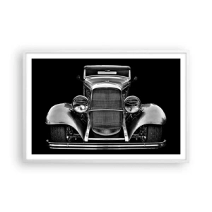 Plagát v bielom ráme - Naozajstný gentleman - 91x61 cm