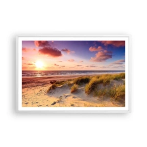 Plagát v bielom ráme - Už letom vonia vzduch - 91x61 cm