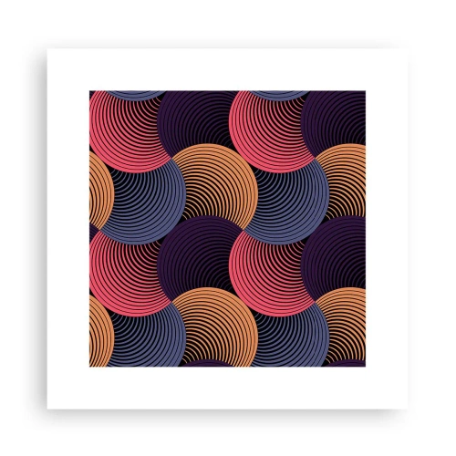 Plagát - V kruhovom rytme - 30x30 cm
