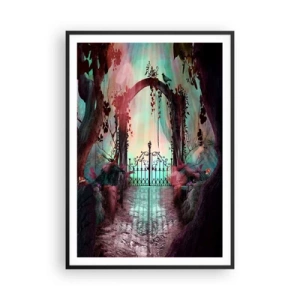 Plagát v čiernom ráme - Tajná záhrada - 70x100 cm