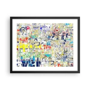 Plagát v čiernom ráme - Proste poteší oči - 50x40 cm