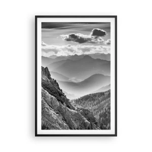 Plagát v čiernom ráme - Až k horizontu - 61x91 cm