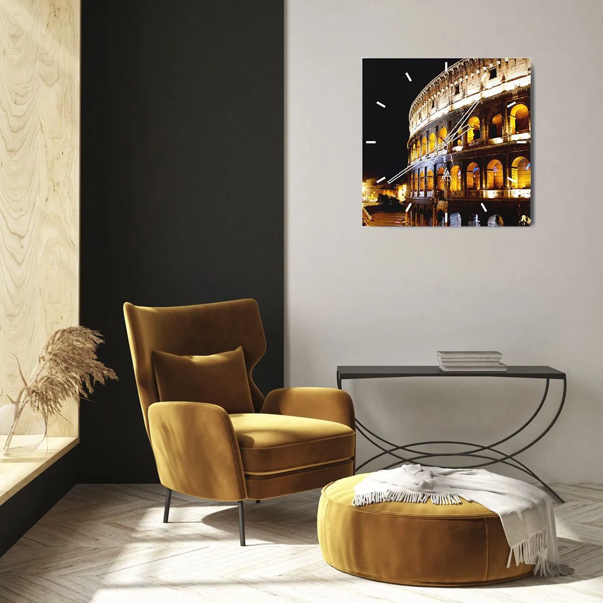 Nástenné hodiny - Je čas začať olympijské hry - 30x30 cm