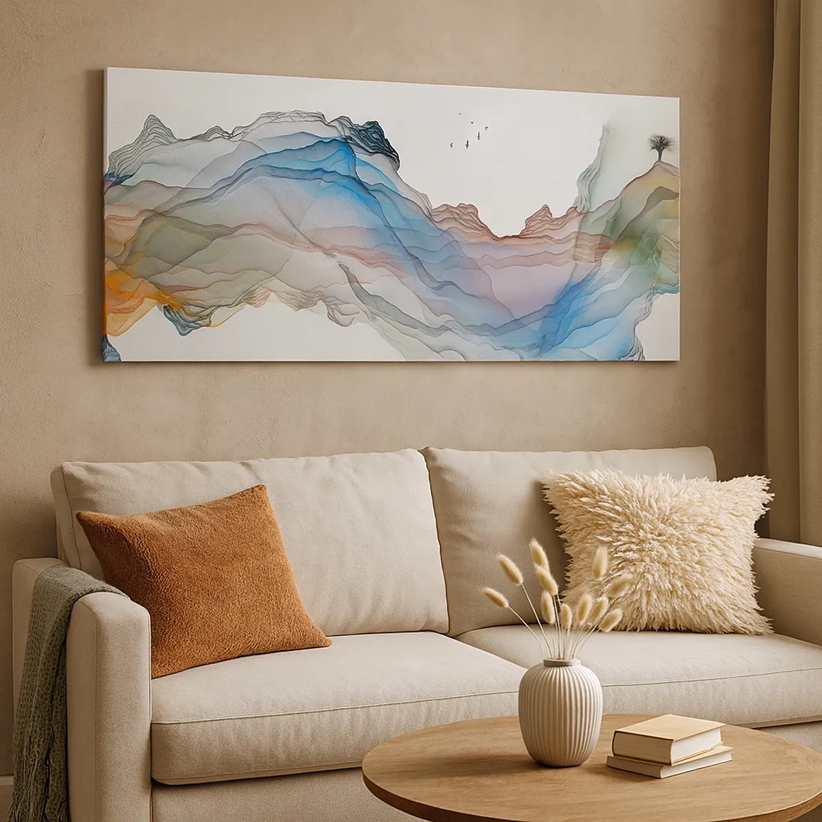 Obraz na plátne - Ku krištáľovým horám - 30x30 cm