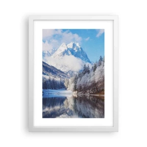 Plagát v bielom ráme - Snehová stráž - 30x40 cm