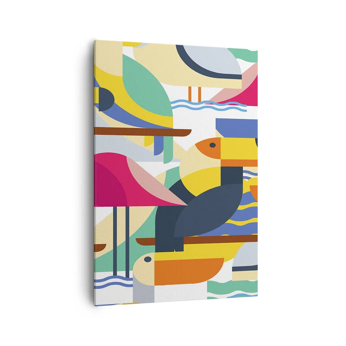 Obraz na plátne - Vtáčia párty - 70x100 cm