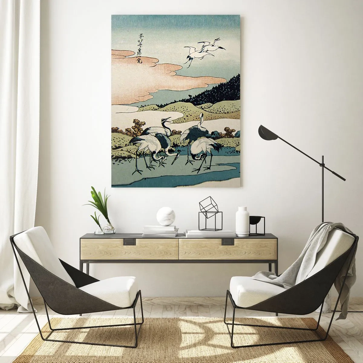 Obraz na skle - V japonskom duchu - 50x70 cm