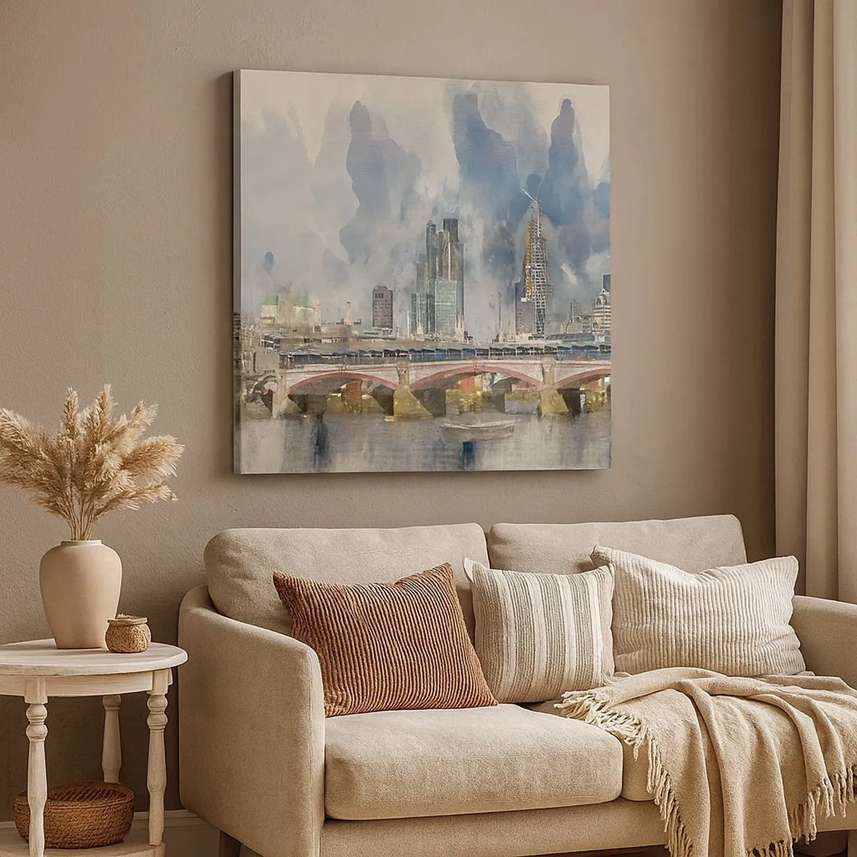 Obraz na plátne - Londýn v celej svojej kráse - 30x30 cm