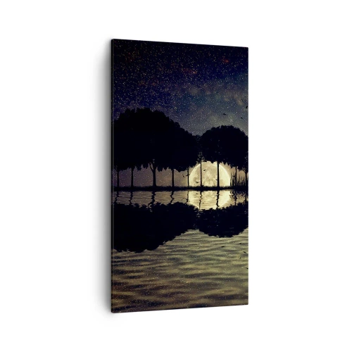 Obraz na plátne - Noc na konci sveta - 45x80 cm