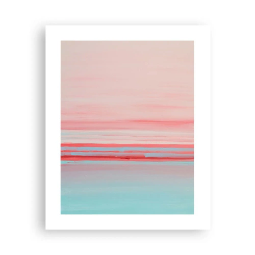 Plagát - Abstrakcia za úsvitu - 40x50 cm