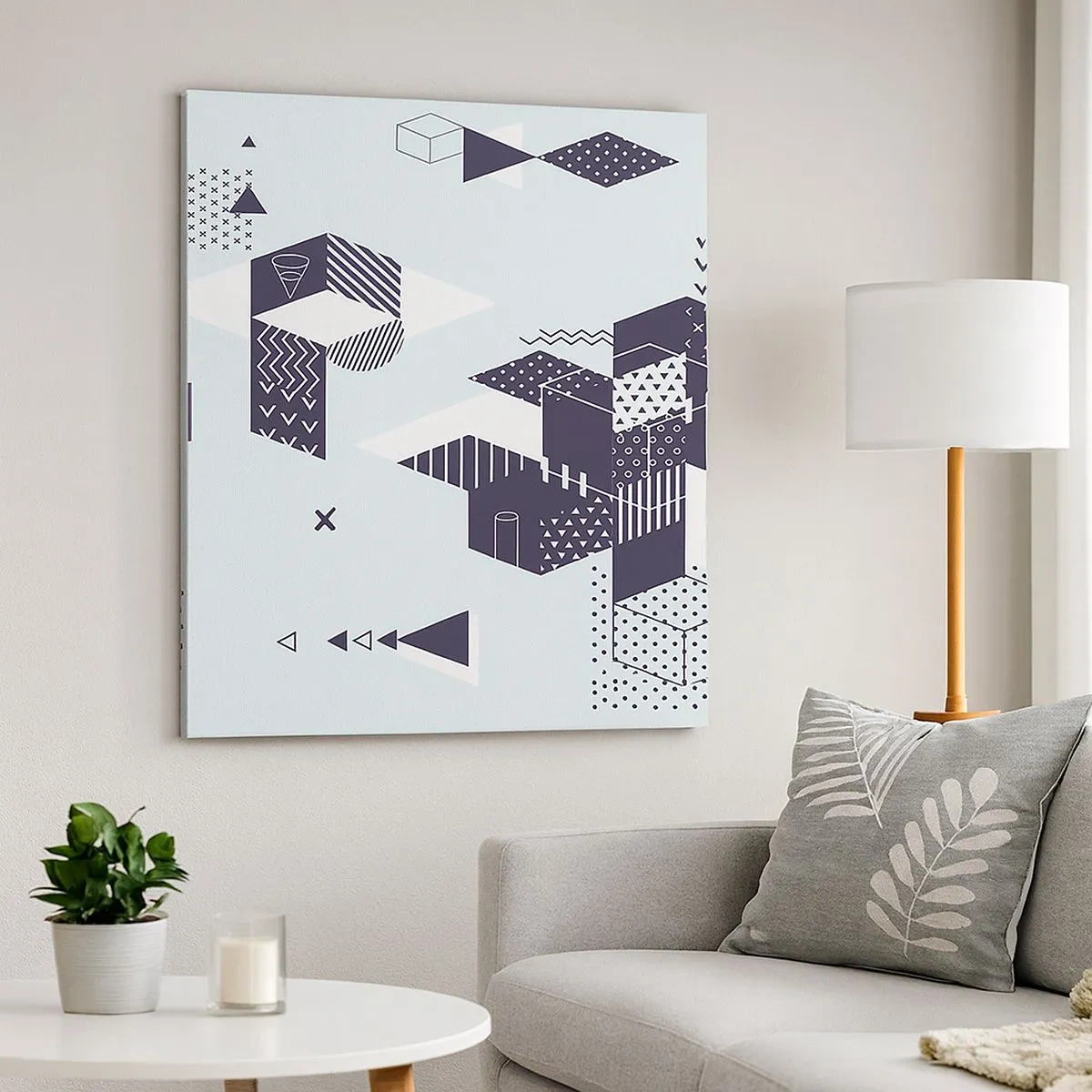 Obraz na plátne - V duši matematika - 30x30 cm