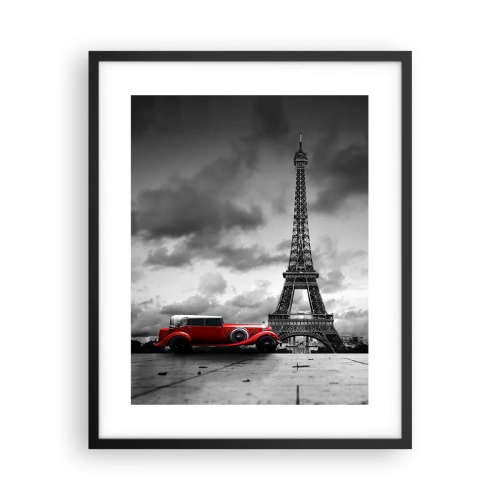 Plagát v čiernom ráme - Nie tak dávno v Paríži - 40x50 cm