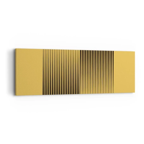 Obraz na plátne - Štvorec protikladov - 90x30 cm