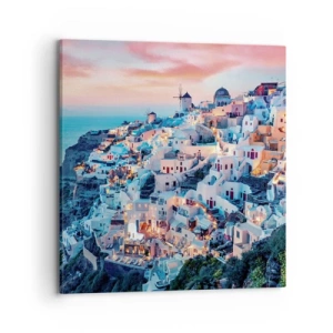 Obraz na plátne - Tvoja tučná grécka dovolenka - 70x70 cm
