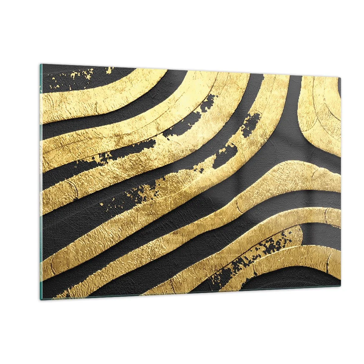 Obraz na skle - Všetko plynie - 120x80 cm