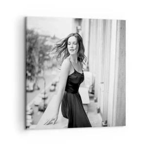 Obraz na plátne - Určite Parížanka - 60x60 cm