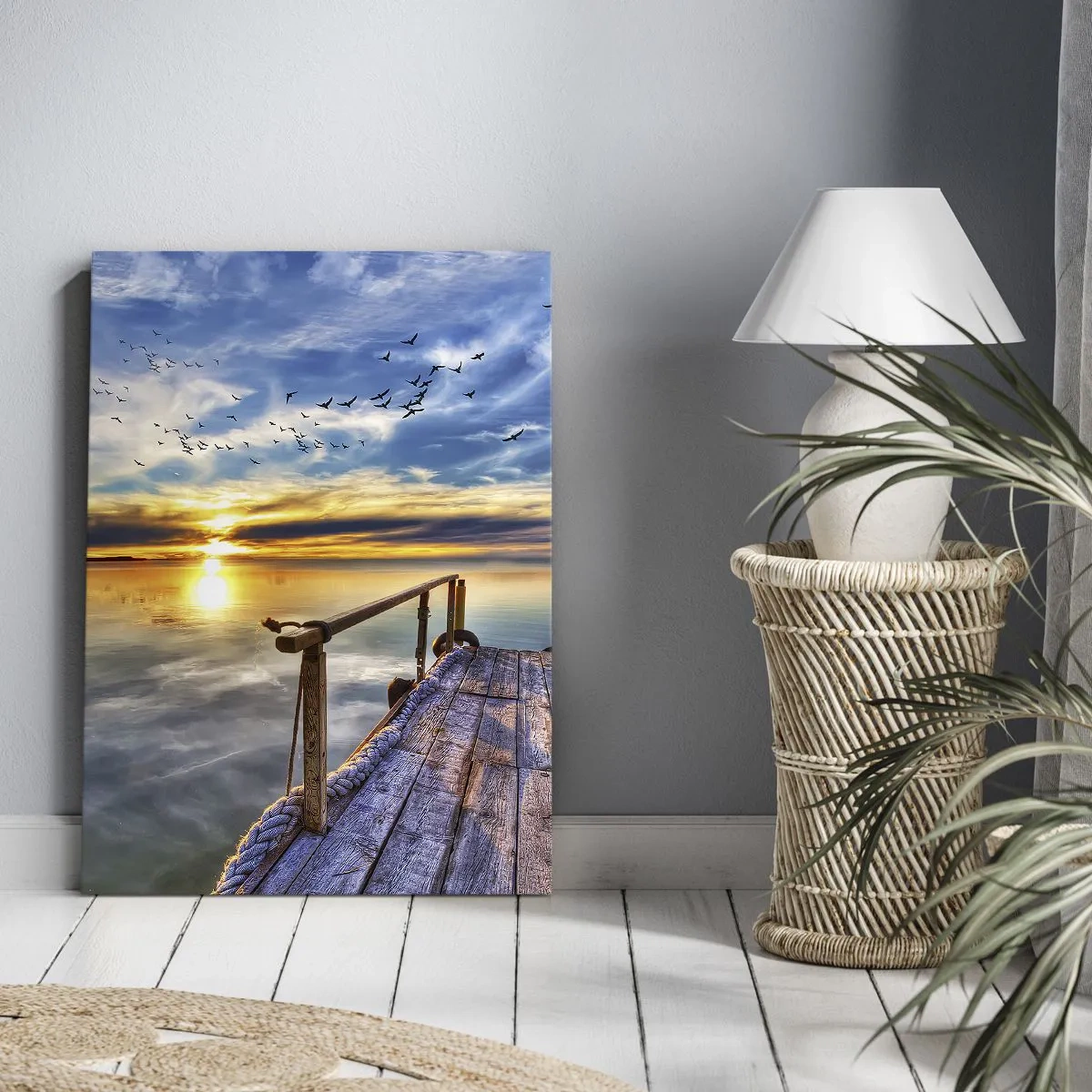 Obraz na plátne - Vietor ide odpočívať - 50x70 cm