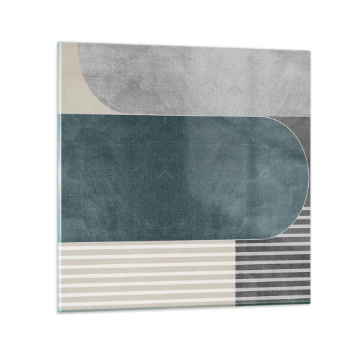 Obraz na skle - Kompozícia na úrovni - 40x40 cm