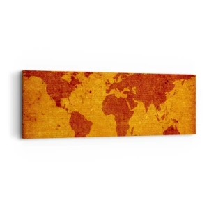 Obraz na plátne - Pozvánka na cestovanie - 90x30 cm