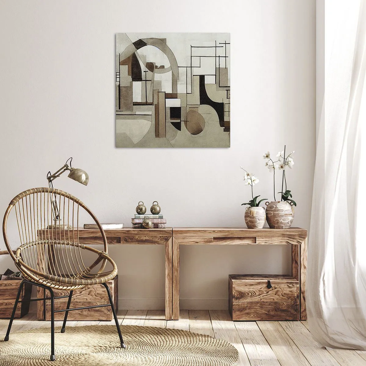 Obraz na plátne - Mestská krajina 2.0 - 50x50 cm