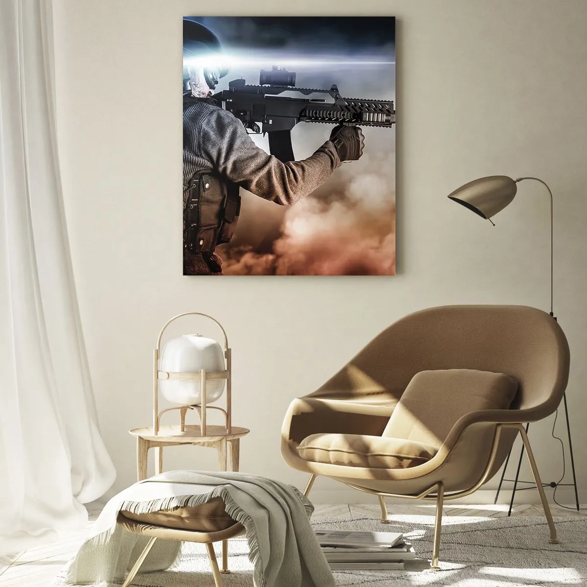 Obraz na skle - Proste hrdina - 50x70 cm