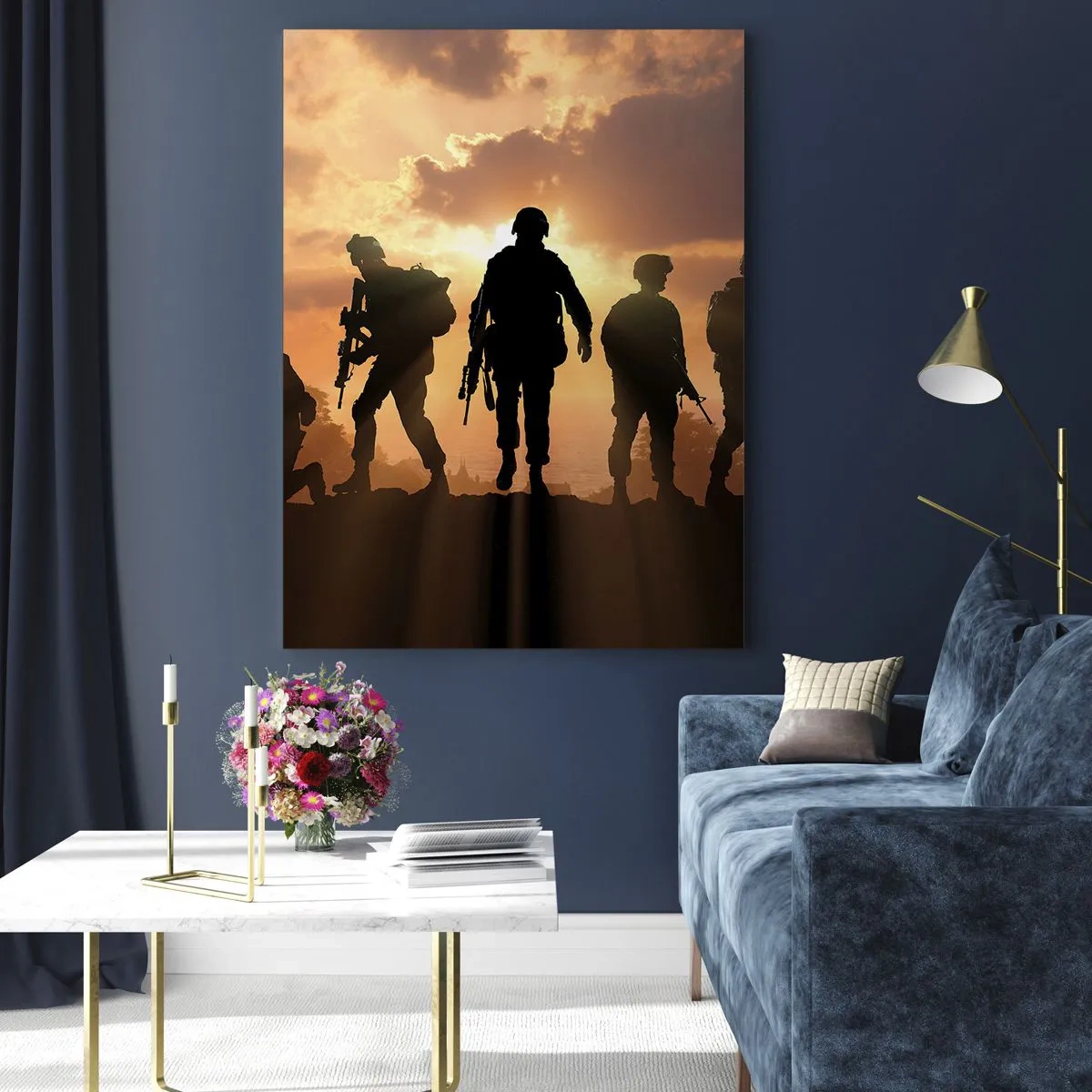 Obraz na skle - Brothers in arms - 70x100 cm