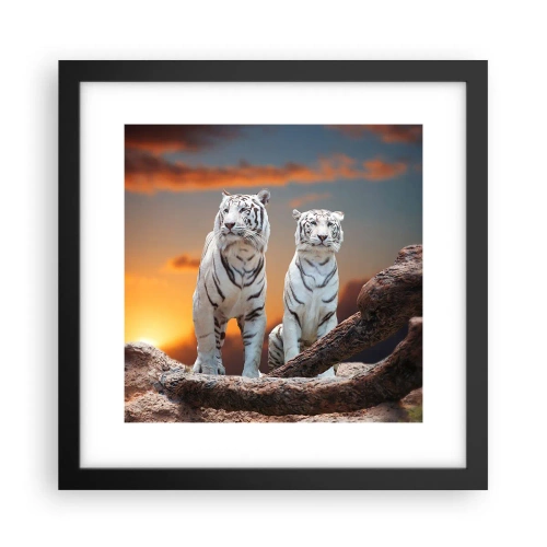 Plagát v čiernom ráme - Úplne ako v Narnii - 30x30 cm